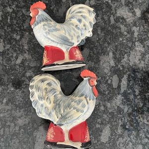 Rooster salt and pepper shakers